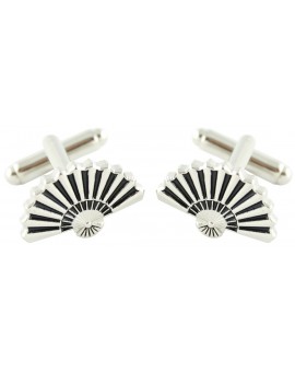 Hand Fan Cufflinks  2