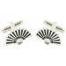Hand Fan Cufflinks 