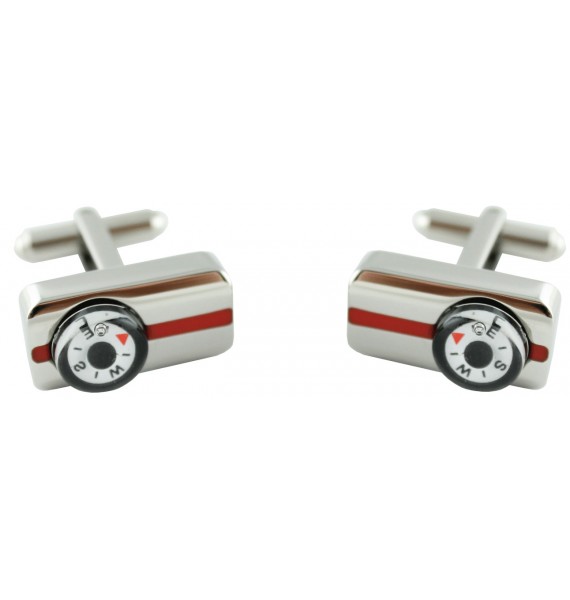 Rectangular Compass Cufflinks 