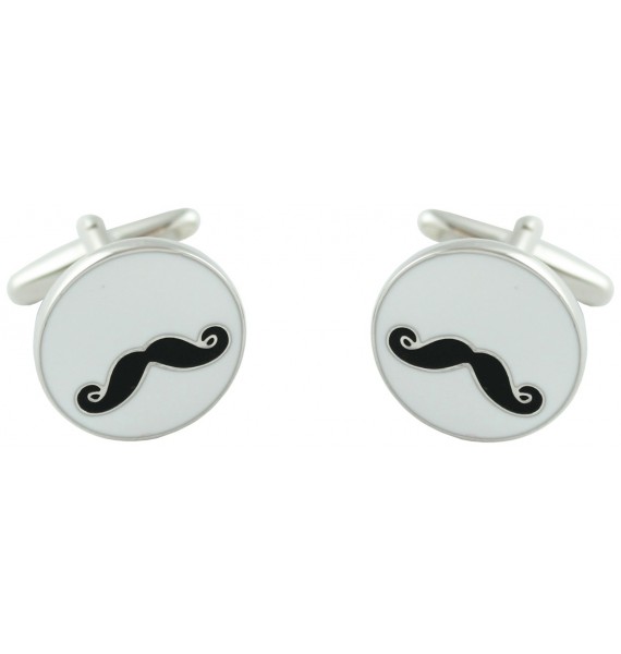 Gentleman Moustache Cufflinks 