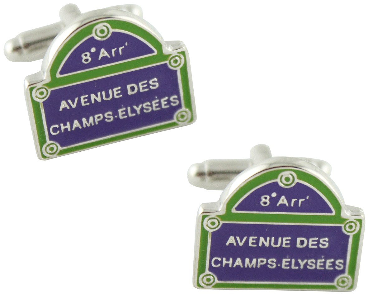 Champs Elysées Cufflinks S00 - Fashion Jewelry