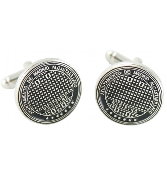 Madrid Sewer Cover Cufflinks 