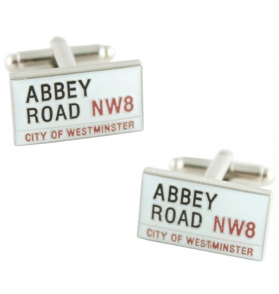 Abbey Road Sign Cufflinks 