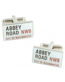 Abbey Road Sign Cufflinks 