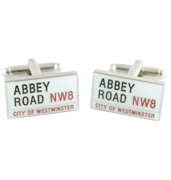 Abbey Road Sign Cufflinks 