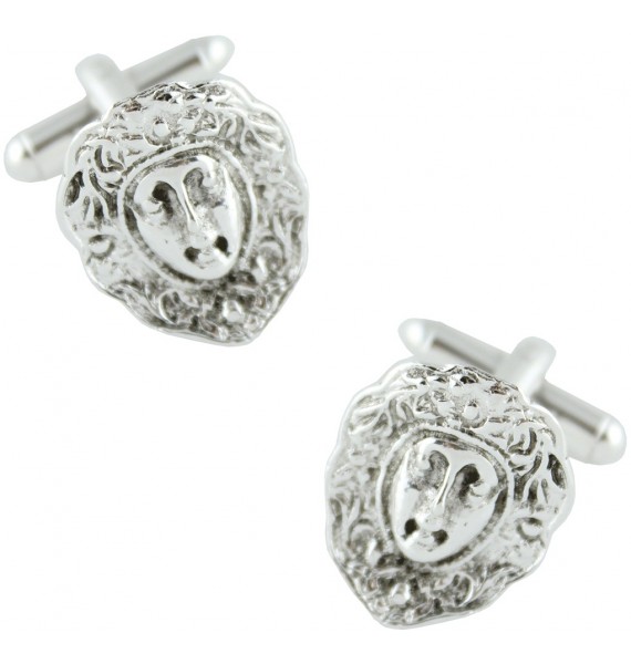 Virgin of El Rocio Face Cufflinks 