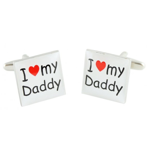 I Love my Daddy Cufflinks 