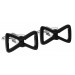 Black Bow Tie Cufflinks 