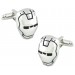 Silver Plated Iron Man Cufflinks 