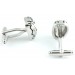Silver Plated Iron Man Cufflinks 