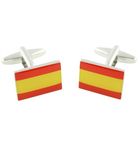 Spain Flag Cufflinks 