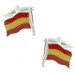 Spain Flagpole Cufflinks 