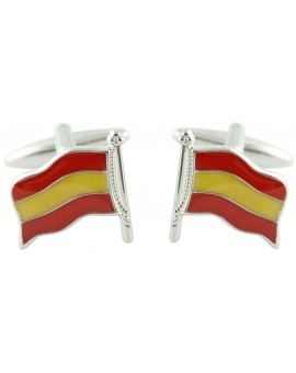 Spain Flagpole Cufflinks  2