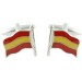 Spain Flagpole Cufflinks 