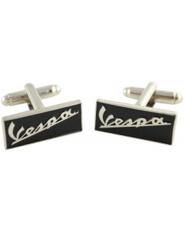 Gemelos Logo Vespa Negro 2