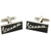 Black Vespa Logo Cufflinks 
