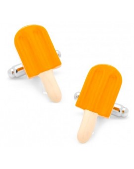 Orange Ice Lolly Cufflinks 