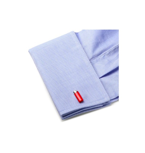 Red Clipper Lighter Cufflinks
