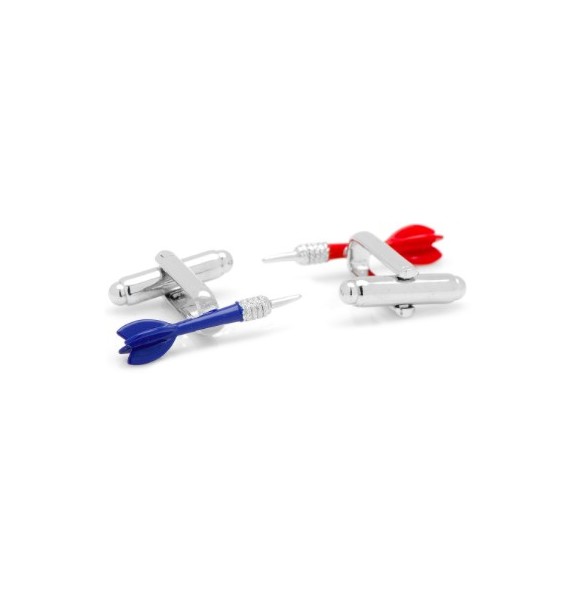 Red and Blue Darts Cufflinks 