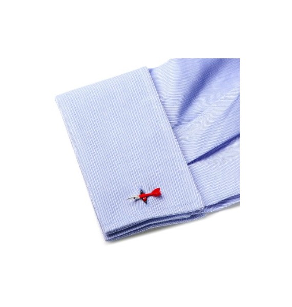 Red and Blue Darts Cufflinks 