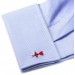 Red and Blue Darts Cufflinks 
