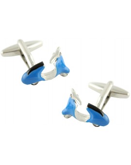 Gemelos Vespa 3D Azul 