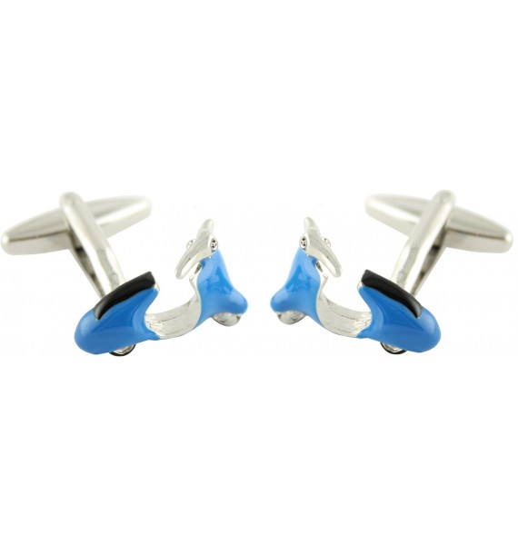 Gemelos Vespa 3D Azul 