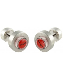 LED Light Starter Button Cufflinks 