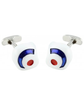 British Helmet Cufflinks  2