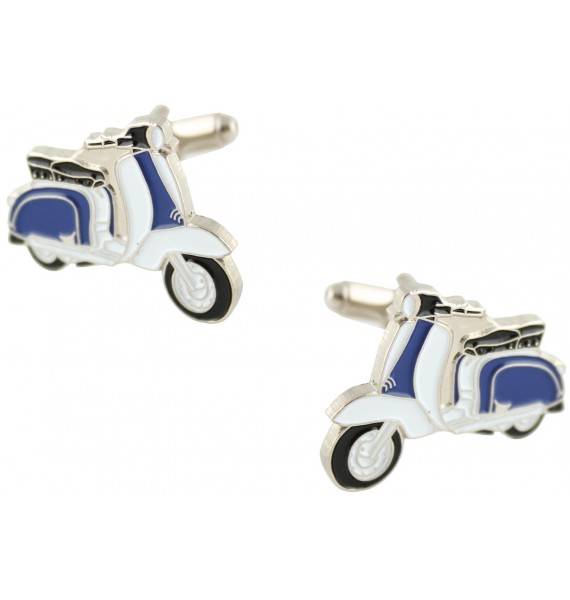 Gemelos Vespa Azul y Blanca