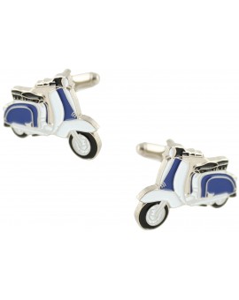Gemelos Vespa Azul y Blanca