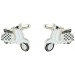 Checkered Flag Vespa Cufflinks