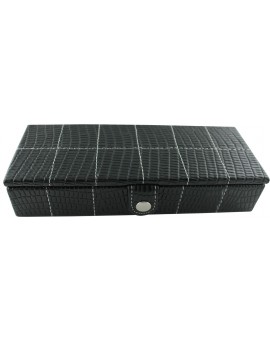 Guarda Gemelos Piel Negro 12-P