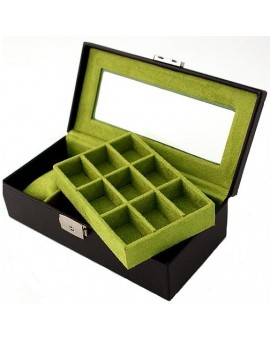 Leather 19-P Cufflink Case 