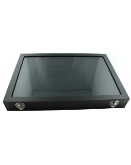 Black Wooden 42-P Cufflink Case 2