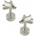 LED Light Jumbo Aircraft Cufflinks 