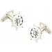 Gemelos Timón Plata 925