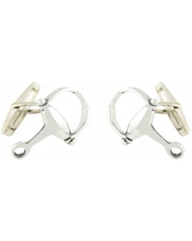 Sterling Silver Horse Bit Cufflinks 2
