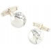 Sterling Silver Globe Cufflinks 