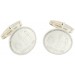 Sterling Silver Spanish Peseta Cufflinks