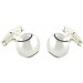 Sterling Silver Tennis Ball Cufflinks 