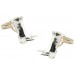Sterling Silver Riding Boot Cufflinks 