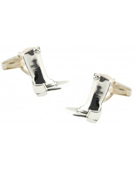 Gemelos Bota de Jinete Plata 925