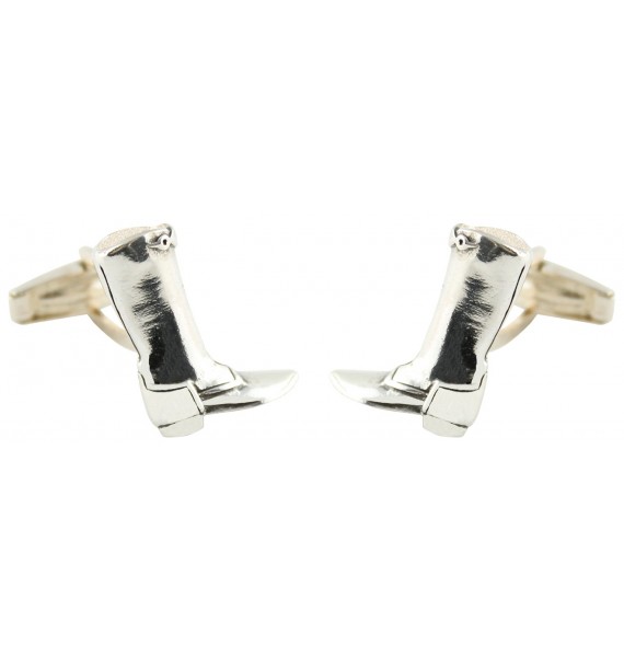 Gemelos Bota de Jinete Plata 925