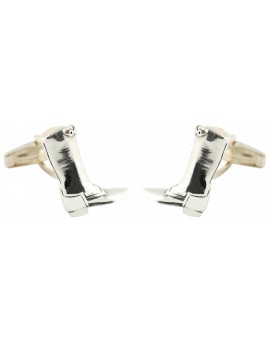 Gemelos Bota de Jinete Plata 925