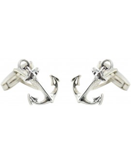 Sterling Silver Anchor Cufflinks  2