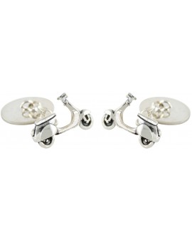 Sterling Silver Vespa Cufflinks  2