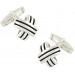 Sterling Silver Crossed Cufflinks 