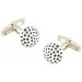 Sterling Silver Half Golf Ball Cufflinks 