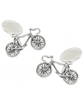 Gemelos Bicicleta Plata 925